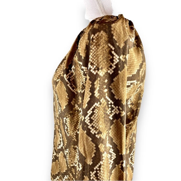 Michael Michael KORS | Basics Python Print Blouse NWOT - Picture 7 of 13